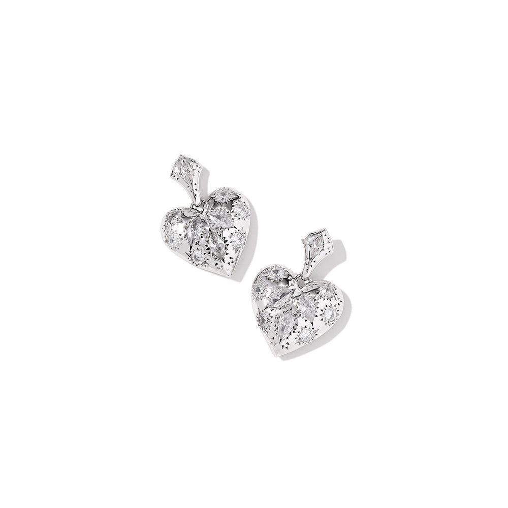 KENDRA SCOTT HOLLAND HEART DROP EARRINGS