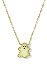 KENDRA SCOTT GHOST SHORT PENDANT NECKLACE