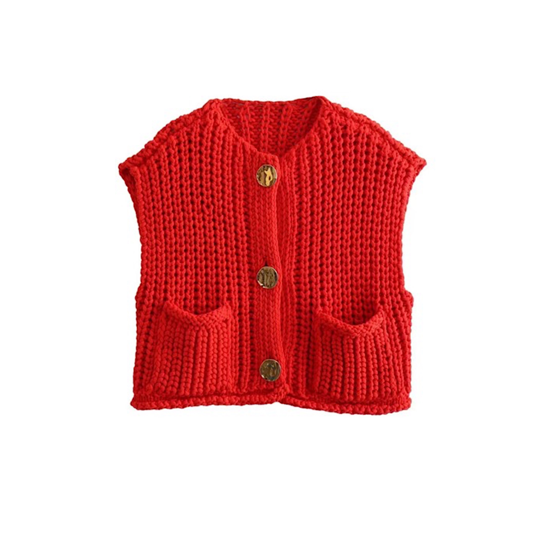 THE MORGIE KNITTED VEST