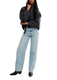 FREE PEOPLE TIMELESS PULLOVER - BLACK