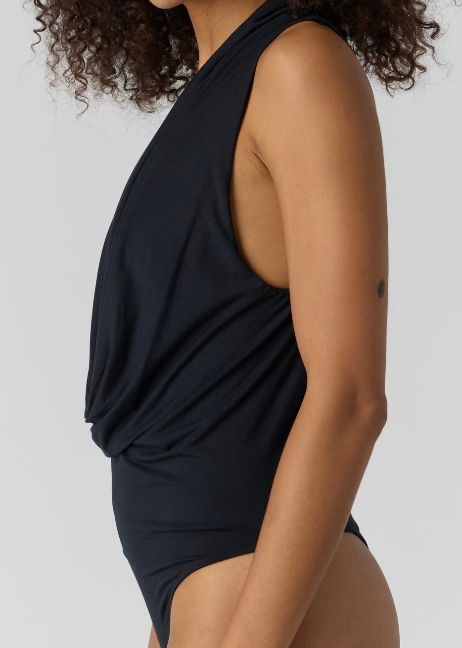 FREE PEOPLE WE’RE GOING OUT BODYSUIT - BLACK