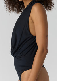 FREE PEOPLE WE’RE GOING OUT BODYSUIT - BLACK
