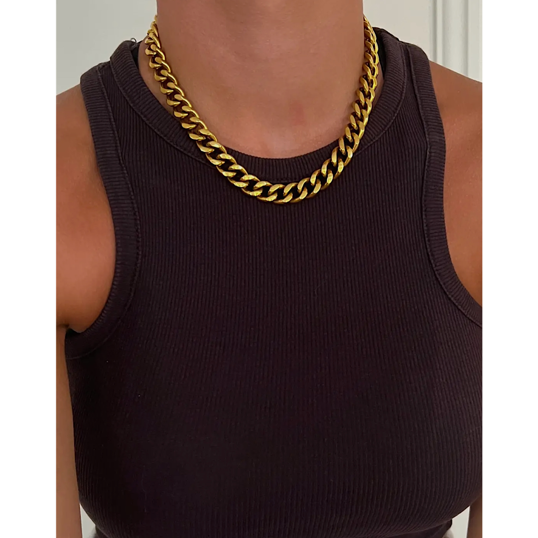 CHUNKY GOLD NECKLACE