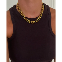 CHUNKY GOLD NECKLACE