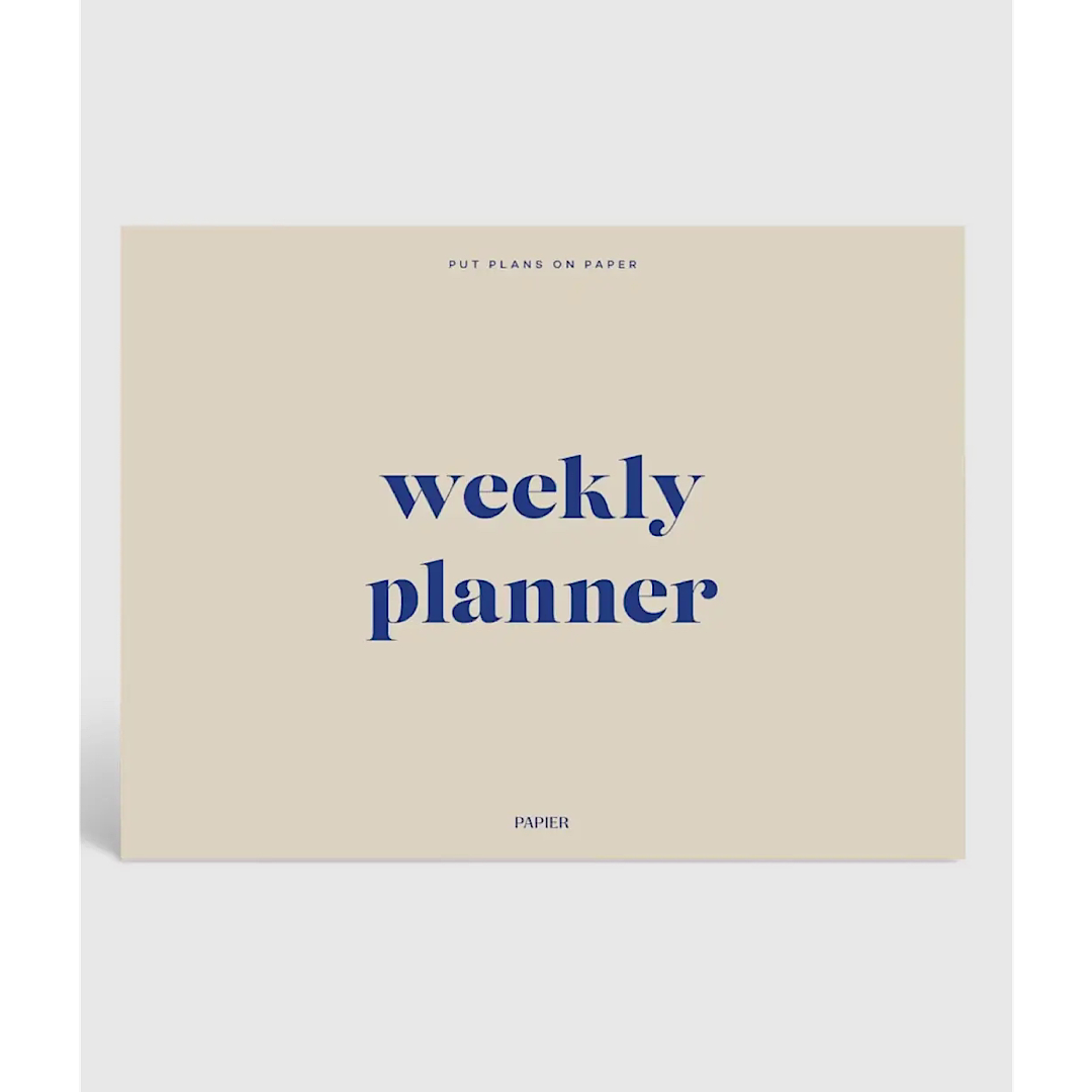 WEEKLY DESK PLANNER