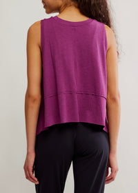 FREE PEOPLE MOVEMENT TEMPO TANK - DEEP MULBERRY