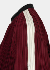 ESQUALO JACKET BOMBER PLISSE - MERLOT