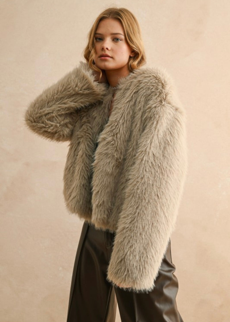 BACK IN TIME FUR JACKET