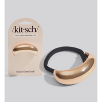 GOLD METAL CLOUD CUFF HAIR TIE