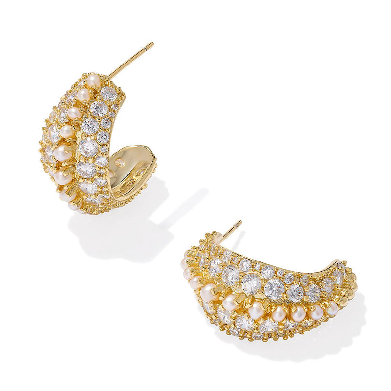 KENDRA SCOTT KRISTA HOOP EARRINGS