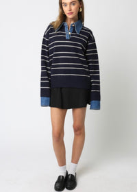 COME BACK TO ME STRIPED SWEATER