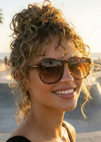 DAX EYEWEAR JAX SUNGLASSES - BROWN