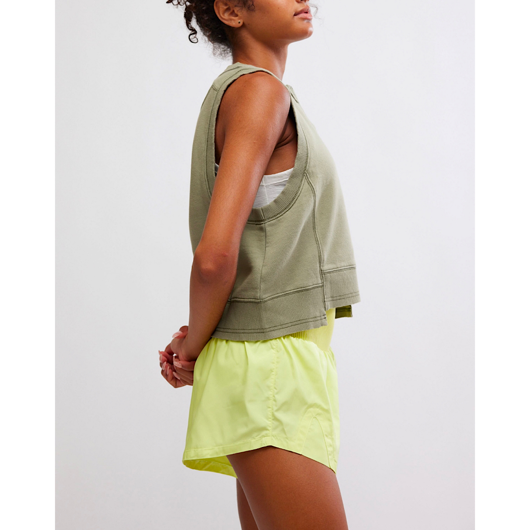 FREE PEOPLE MOVEMENT INTERCEPT TANK - SAGE STONE