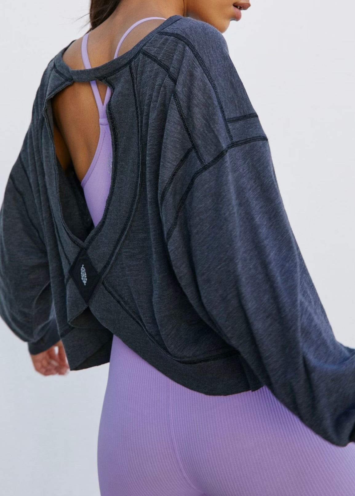 FREE PEOPLE MOVEMENT MY TIME LAYER - BLACK