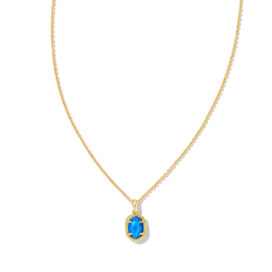 KENDRA SCOTT DAPHNE FRAMED SHORT PENDANT NECKLACE