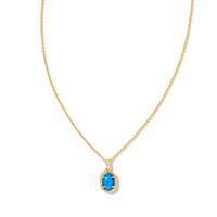 KENDRA SCOTT DAPHNE FRAMED SHORT PENDANT NECKLACE