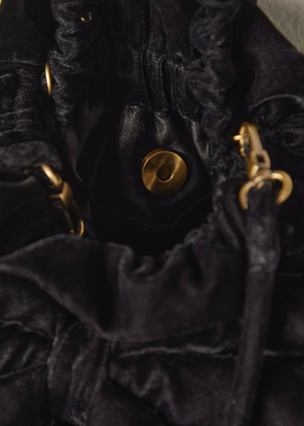 FREE PEOPLE BELLE VELVET BOW BAG