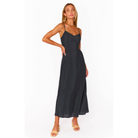 SHOW ME YOUR MUMU ALLEGRA MIDI DRESS - BLACK