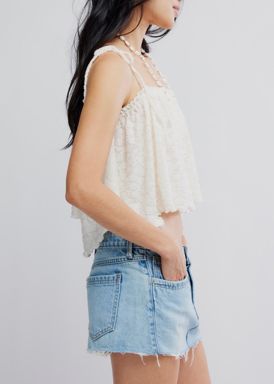 FREE PEOPLE BRIANA TANK - SUGAR SWIZZLE