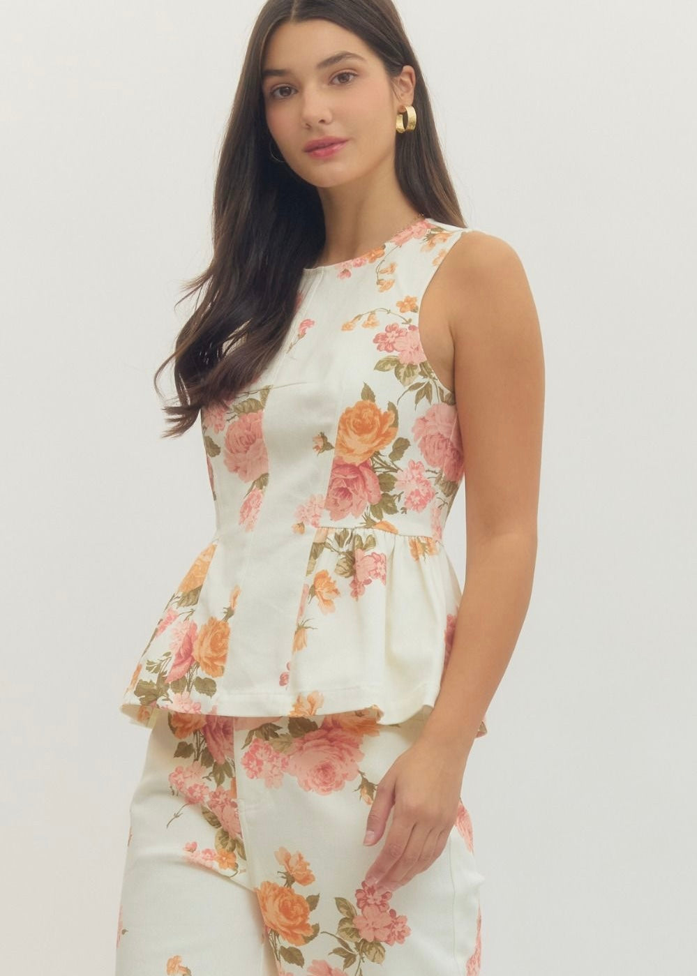 THE FINLEY FLORAL TOP