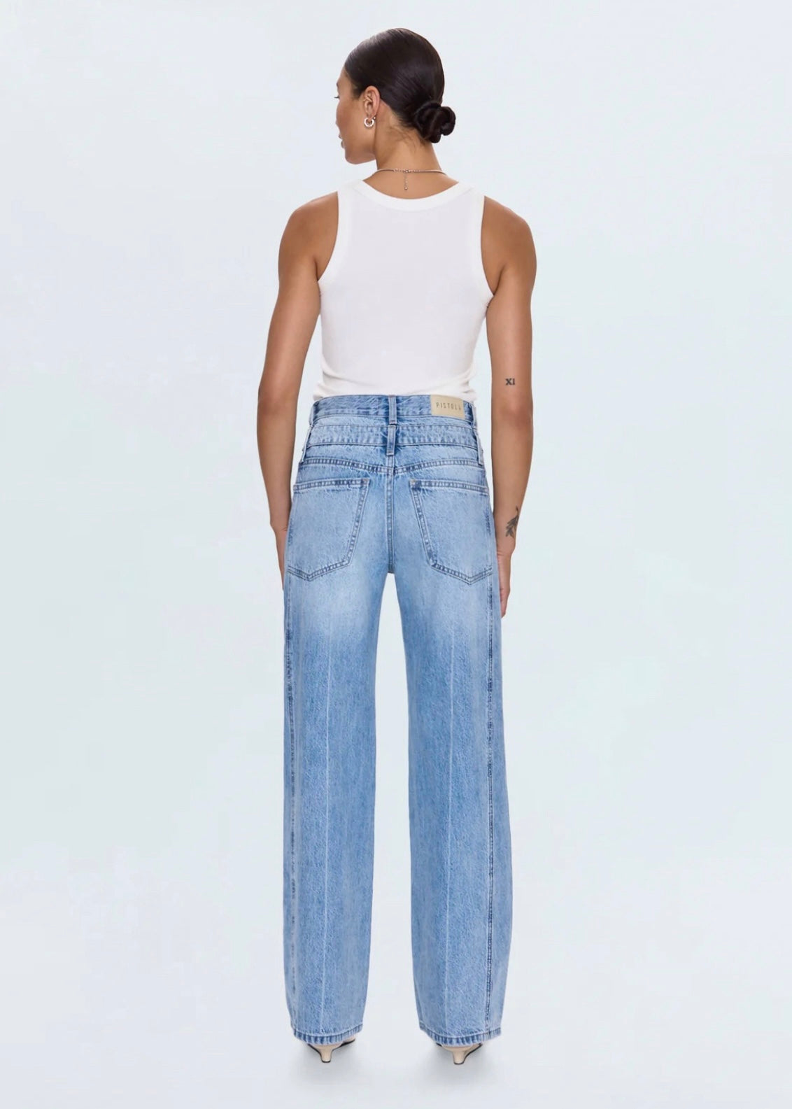 PISTOLA CALEB HIGH RISE STACKED WAIST JEAN - ERA