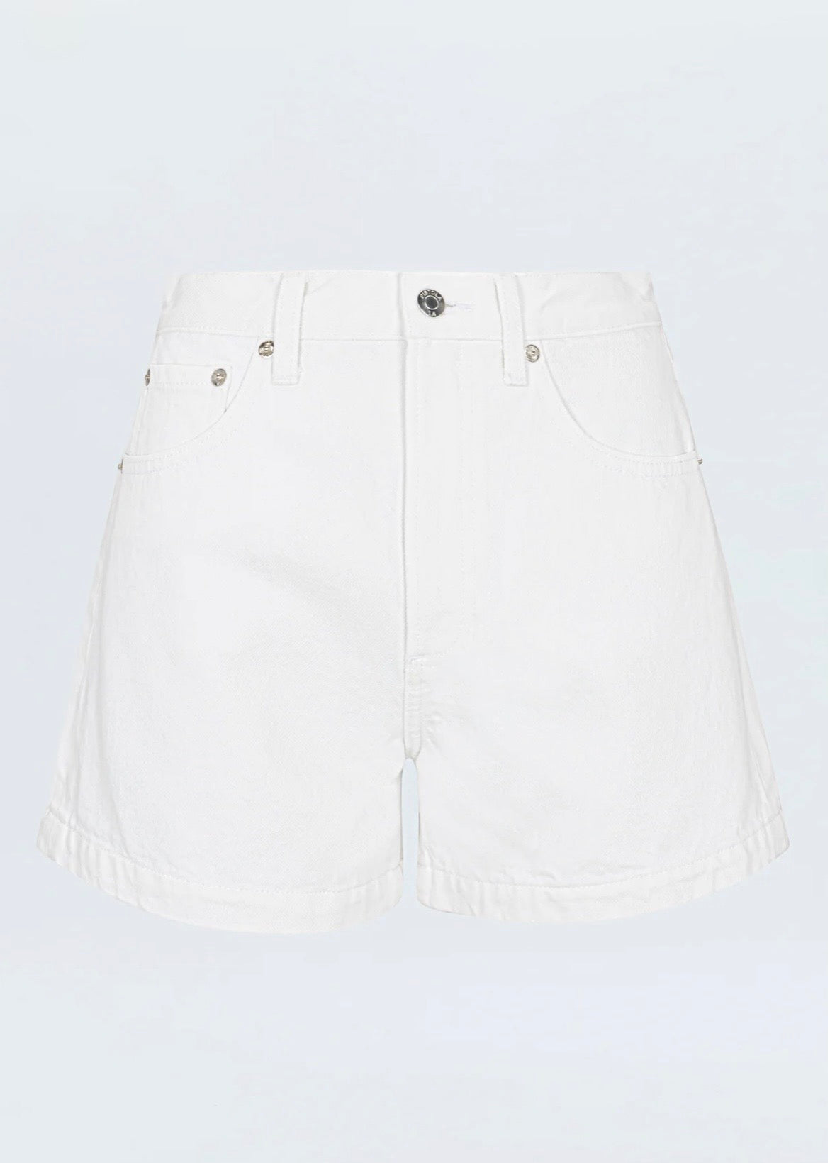 PISTOLA SAIGE HIGH RISE SHORT - POLISHED WHITE