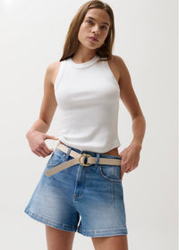 PISTOLA AOKI HIGH RISE A-LINE SHORTS - HIDDEN GEM