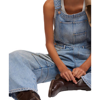 FREE PEOPLE GOOD LUCK OVERALLS - GOING STEADY