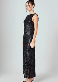 LIVING LARGE SEQUIN MIDI DRESS