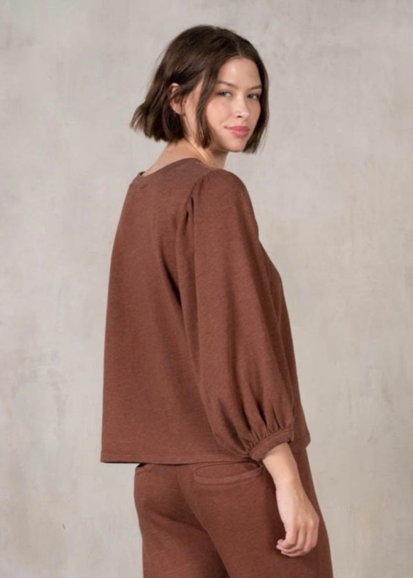THE FINLEY SWEATSHIRT - BROWN