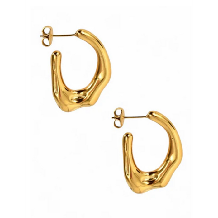 FAN GIRL HOOP EARRINGS