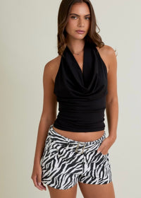 MORE LOVE HALTER TOP