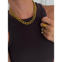 CHUNKY GOLD NECKLACE