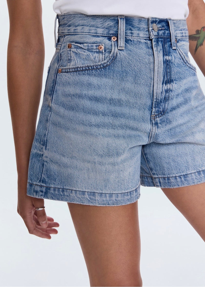 PISTOLA SAIGE HIGH RISE SHORT - FRENCH RIVIERA