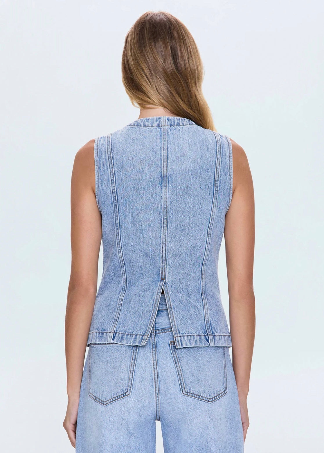 PISTOLA GIA FITTED VEST - GAZE