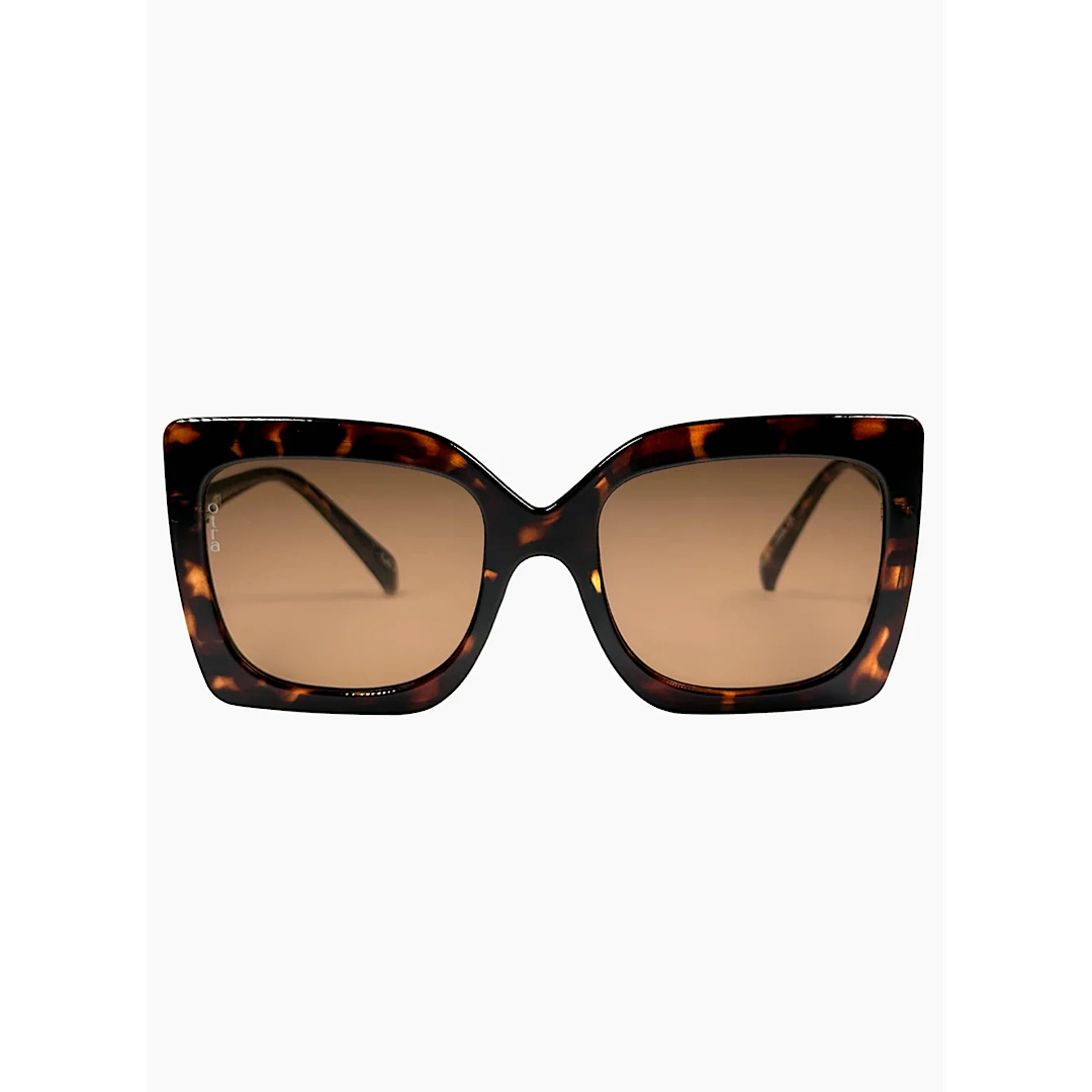 OTRA EYEWEAR DYNASTY SUNGLASSES - TORTOISESHELL