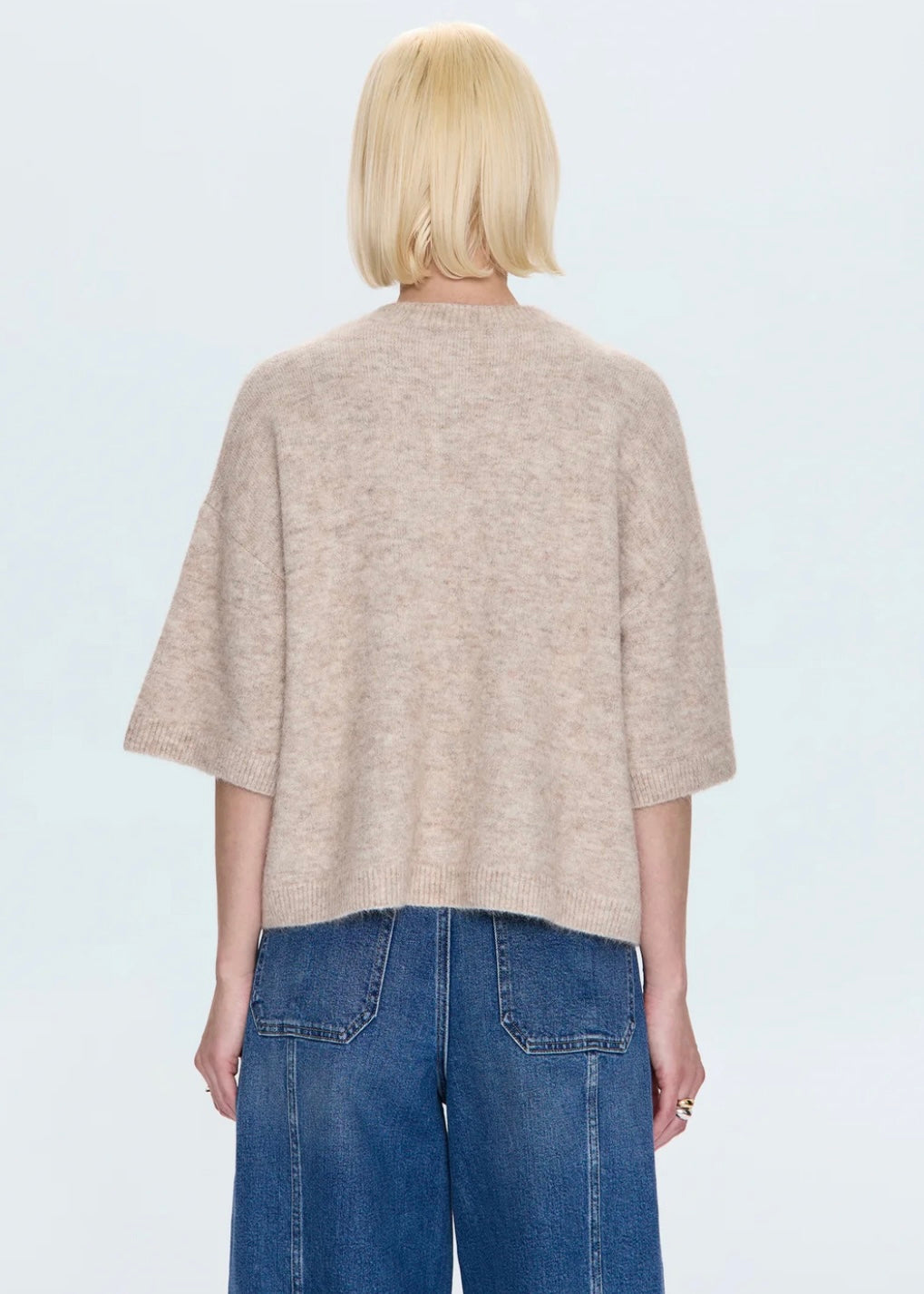 PISTOLA SHILOH CREWNECK SWEATER - OATMEAL