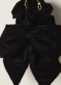 FREE PEOPLE BELLE VELVET BOW BAG