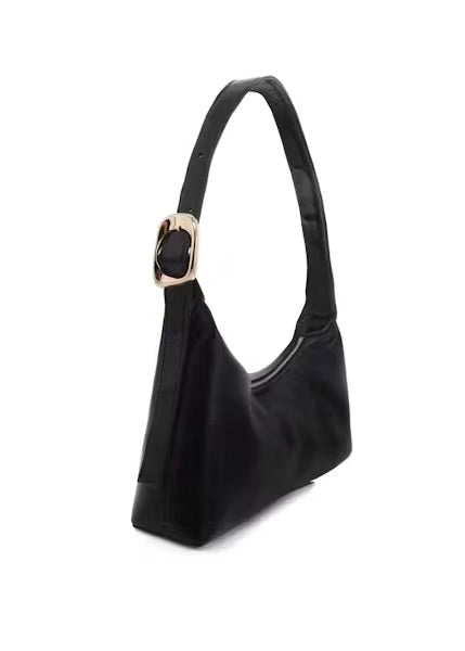 BILLINI LUCIE SHOULDER BAG - BLACK SHINE
