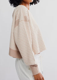 FREE PEOPLE MOVEMENT MY TIME TEXTURED LAYER - SANDY