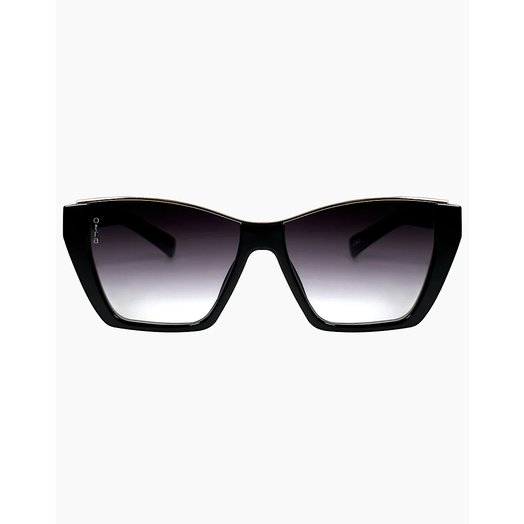 Otra Eyewear Belle Sunglasses Black Smoke Fade