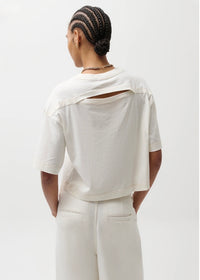 PISTOLA MAE CROPPED TEE - SOFT WHITE