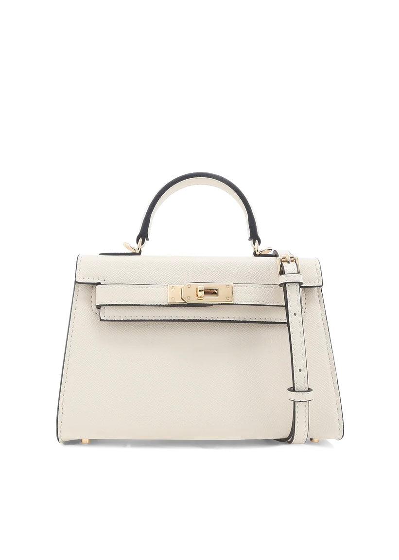 BILLINI HARIETTE HANDLE BAG - BONE
