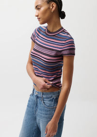 PISTOLA SELENE SWEATER TEE - EGYPTIAN BLUE STRIPE