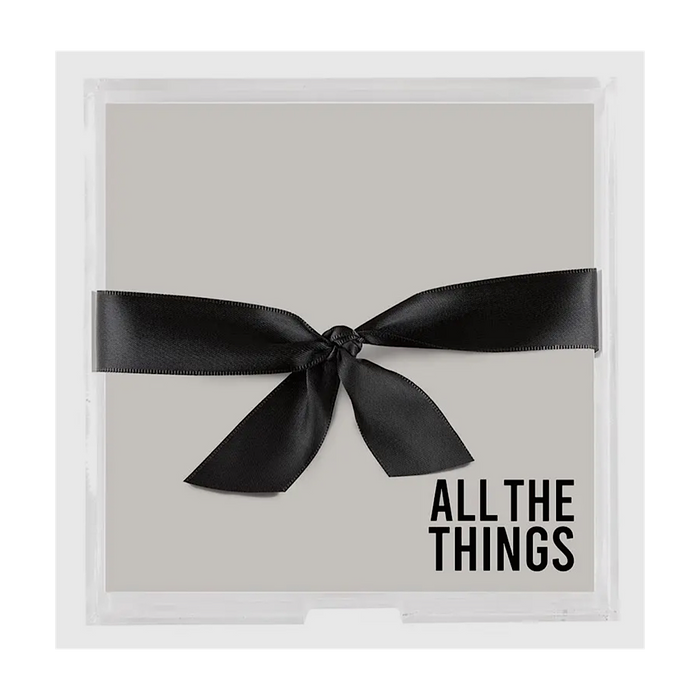ACRYLIC TRAY & NOTEPAD - ALL THE THINGS