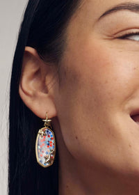 KENDRA SCOTT ELLE MULTI STAR DROP EARRINGS - GOLD
