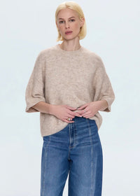 PISTOLA SHILOH CREWNECK SWEATER - OATMEAL
