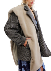 FREE PEOPLE SNOW ANGEL FAUX FUR SCARF