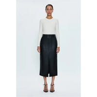 PISTOLA ALICE MIDI SKIRT - SLATE BLACK