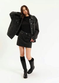 DAZE STASH MINI SKIRT IN STARLIT NIGHT